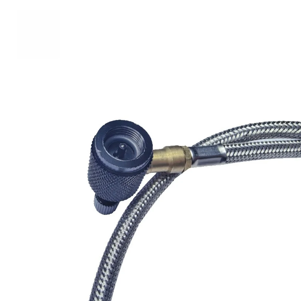 Camping Cooking Gas Canister - 1m 블랙 스토브 어댑터 호스 (캠핑용,