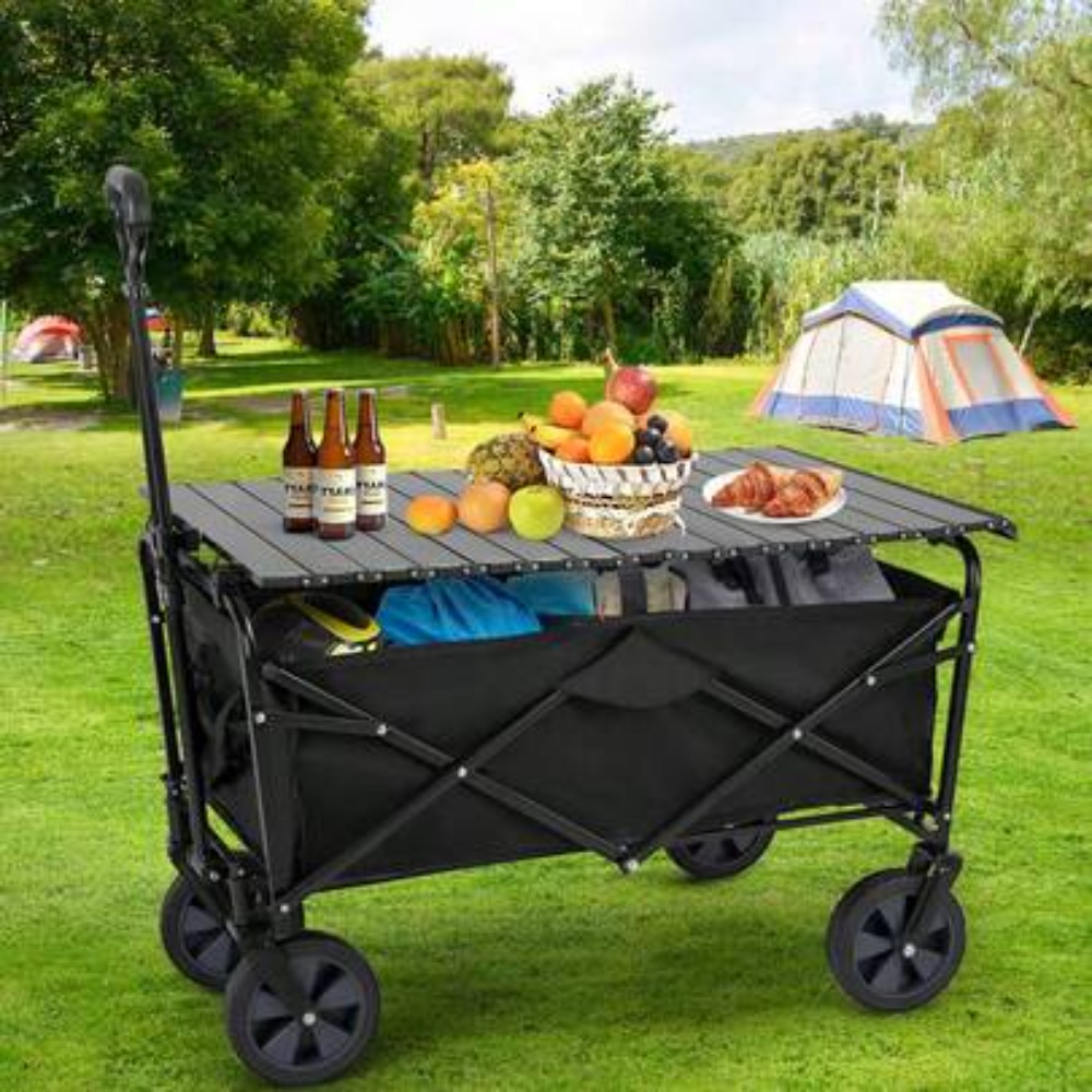 Camping Cooking Table Foldable - 정원용 접이식 카트, 접이식 테이블 보드와