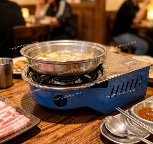 Camping Cooking Gas Canister - 휴대용 가스레인지 (캔용기 포함), 한국식 바베큐용,