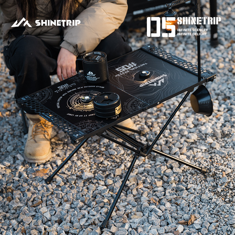 Camping Cooking Table Foldable - 다기능 IGT 테이블 브래킷 ShineTrip 알루미늄