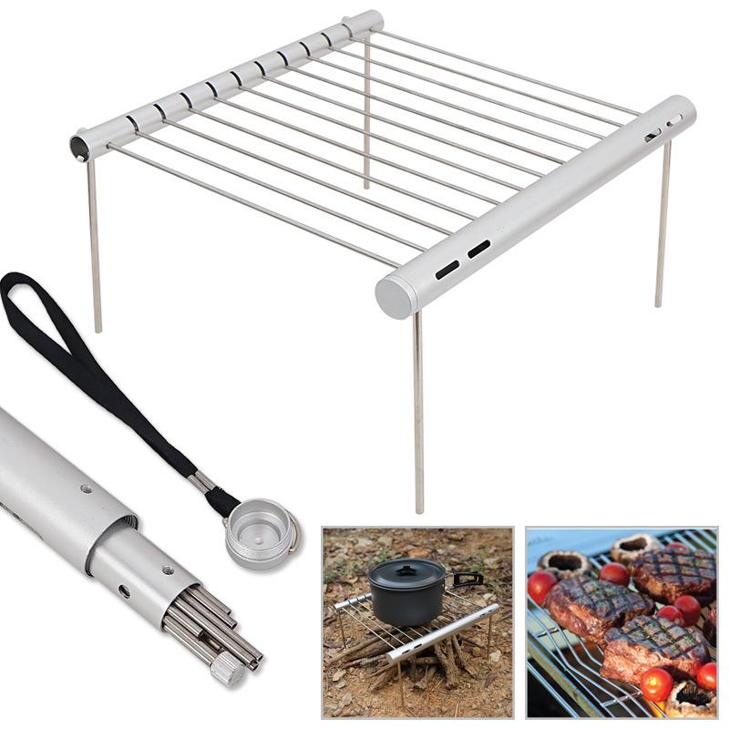 D5 미니 포켓 바베큐 그릴 휴대용 스테인레스 스틸 바 - Camp Grill Portable Folding 리뷰 및 가격