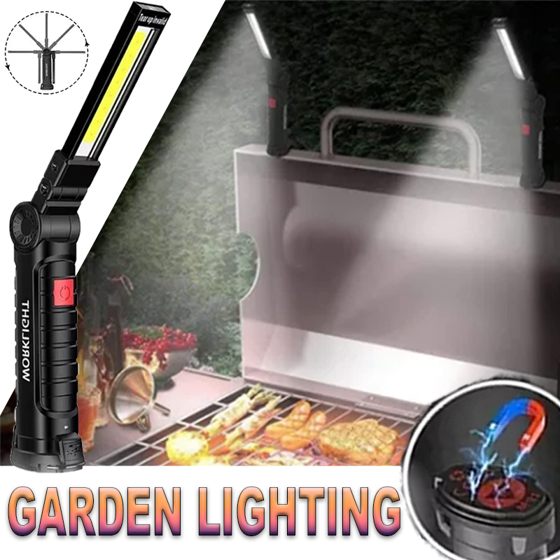 마그네틱 후크가있는 휴대용 LED 손전등 야외 수리 작 - Camping Cooking Portable 리뷰 및 가격