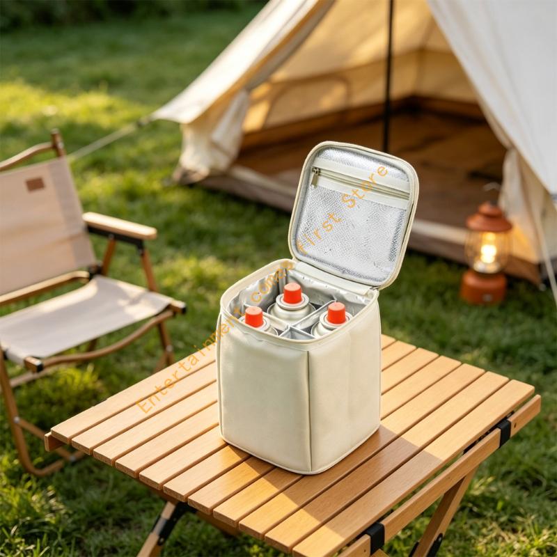 캠핑 장비용 운반 손잡이가 있는 가스통 보관 케이스 5 - Camping Cooking Gas Canister 리뷰 및 가격