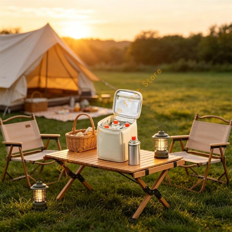 캠핑 장비용 운반 손잡이가 있는 가스통 보관 케이스 5 - Camping Cooking Gas Canister 리뷰 및 가격