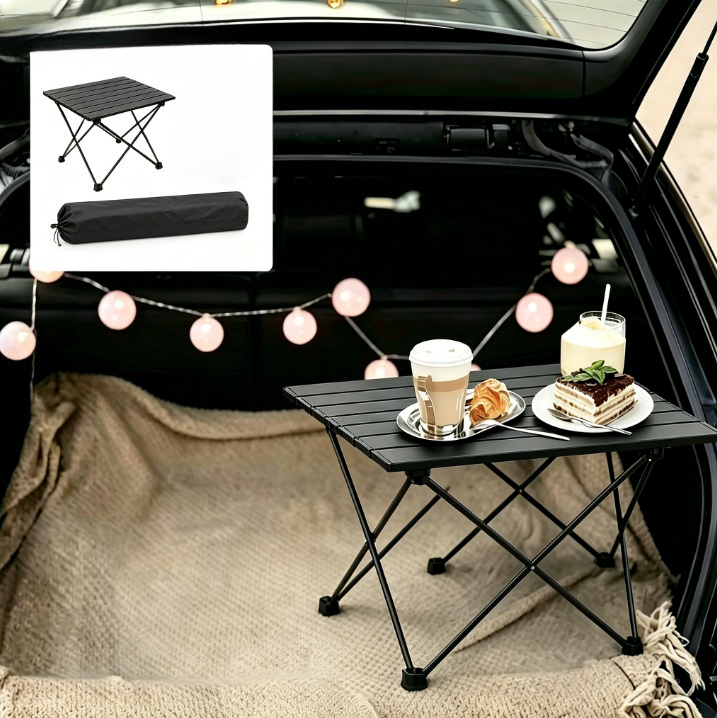 접이식 컴팩트 캠핑 사이드 테이블, 휴대용 접이식 소형 - Camping Cooking Table Foldable 리뷰 및 가격