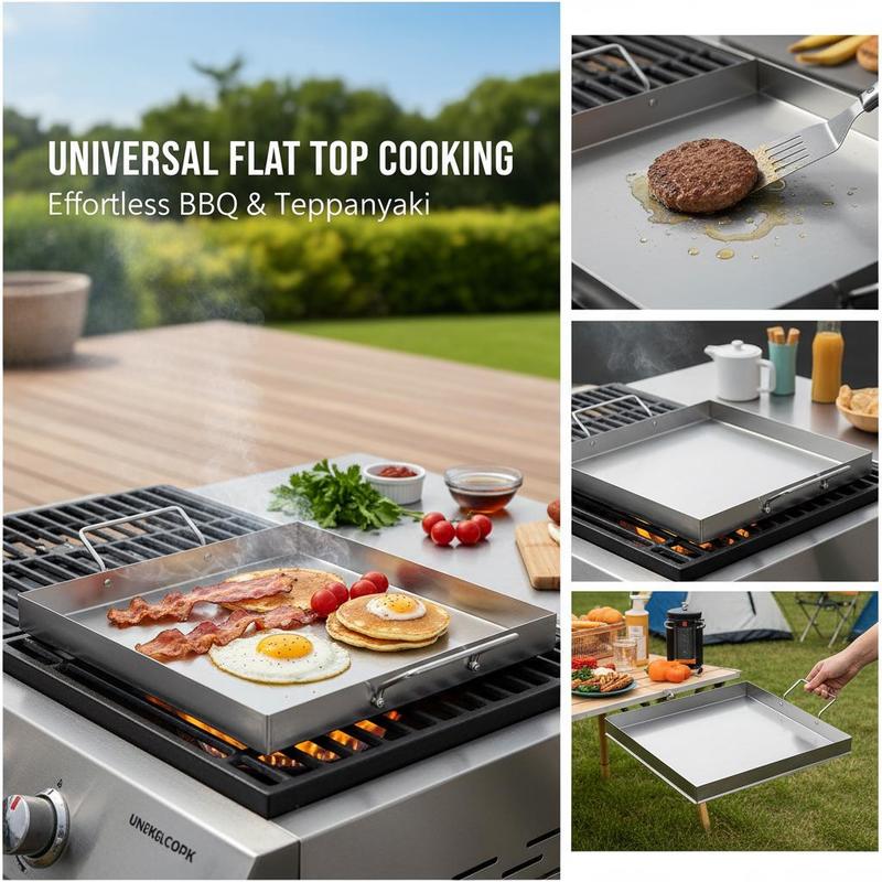 범용 플랫탑 그리들 18x16인치 캠핑, 테일게이팅 파 - Camping Cooking Plate 리뷰 및 가격