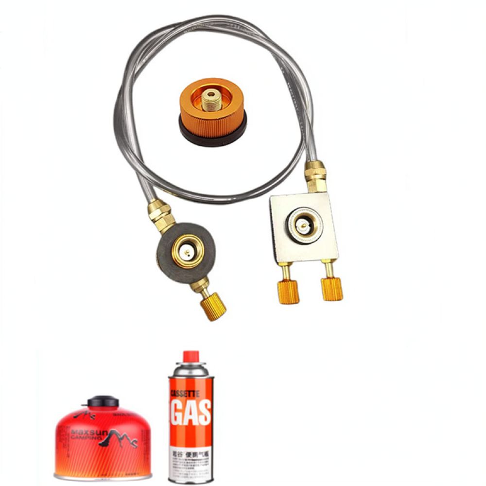 야외 캠핑용 가스통 충전 연결 밸브 어댑터, 납작한 긴 - Camping Cooking Gas Canister 리뷰 및 가격