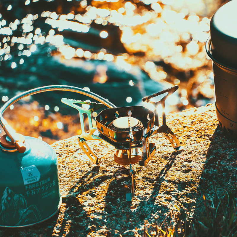 분리형 휴대용 방풍 가스 스토브, 탈부착 가능한 버너, - Camping Cooking Gas Canister 리뷰 및 가격