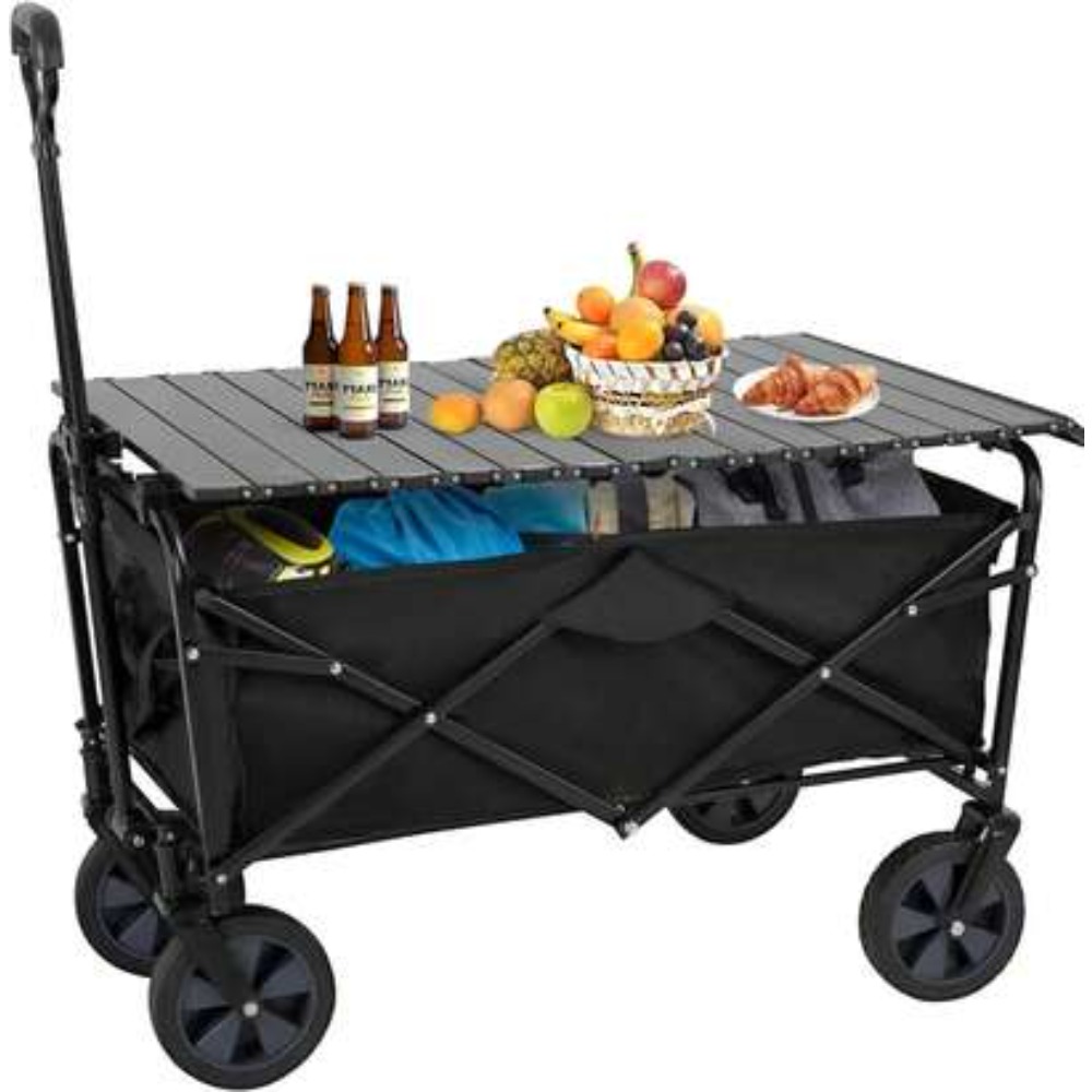 정원용 접이식 카트, 접이식 테이블 보드와 컵 홀더가  - Camping Cooking Table Foldable 리뷰 및 가격