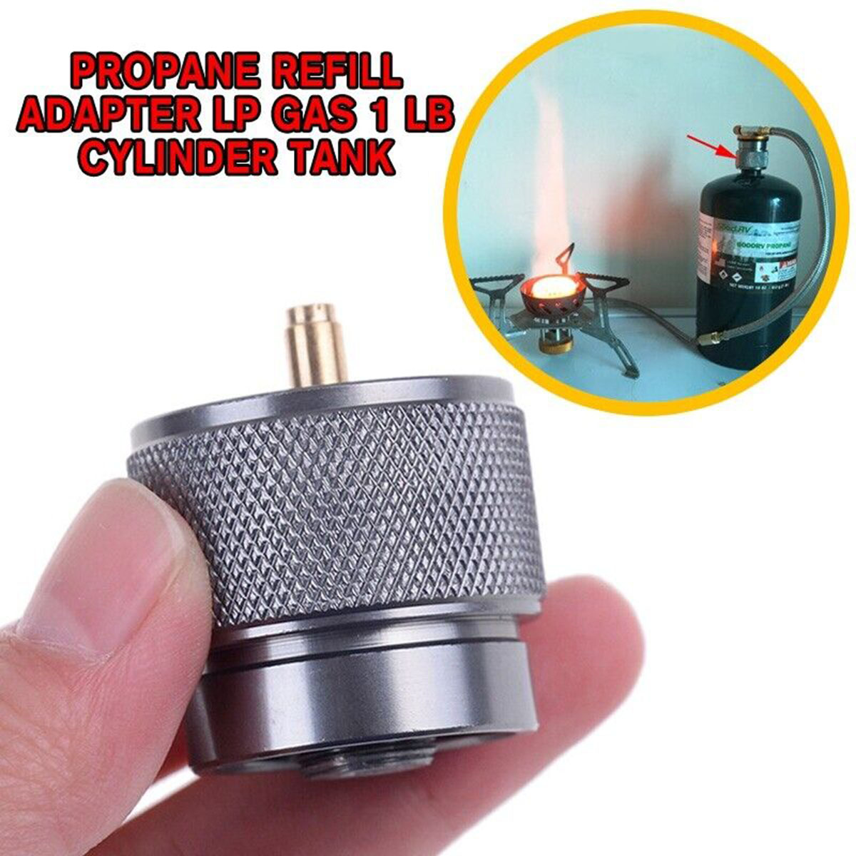1/2Pc 가스 스토브 리필 어댑터 실린더 부탄 캐니스 - Camping Cooking Gas Canister 리뷰 및 가격