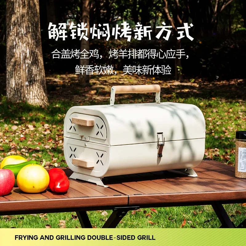 바베큐 오븐 가정용 그릴 휴대용 야외 캠핑용 무연 그릴 - Camping Cooking Portable 리뷰 및 가격
