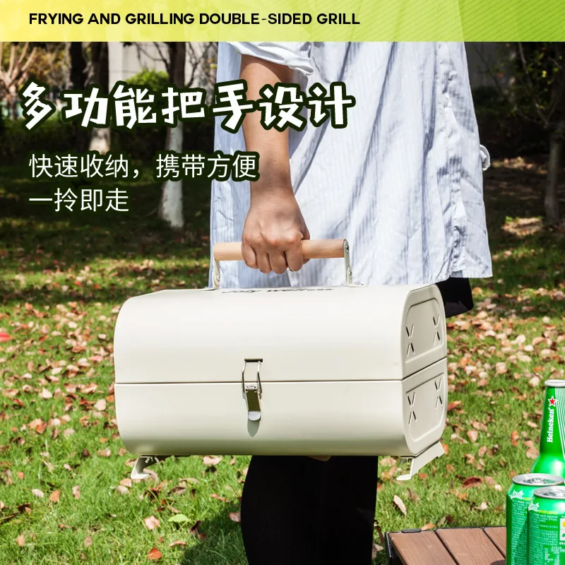 바베큐 오븐 가정용 그릴 휴대용 야외 캠핑용 무연 그릴 - Camping Cooking Portable 리뷰 및 가격