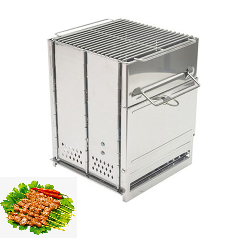 목재 난로 야외 캠핑 장비 분해 가능 휴대용 피크닉 스 - Camping Cooking Portable 리뷰 및 가격