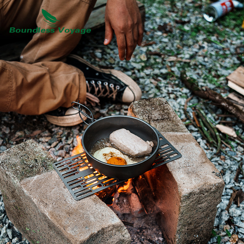 무한 항해 야외 캠핑 티타늄 숯불 바베큐 그릴 플레이트 - Camping Cooking Plate 리뷰 및 가격